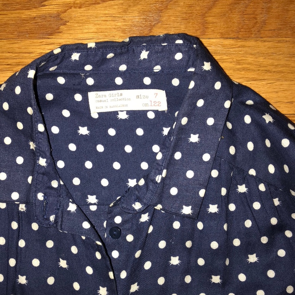 Polka dot button down - Picture 3 of 6